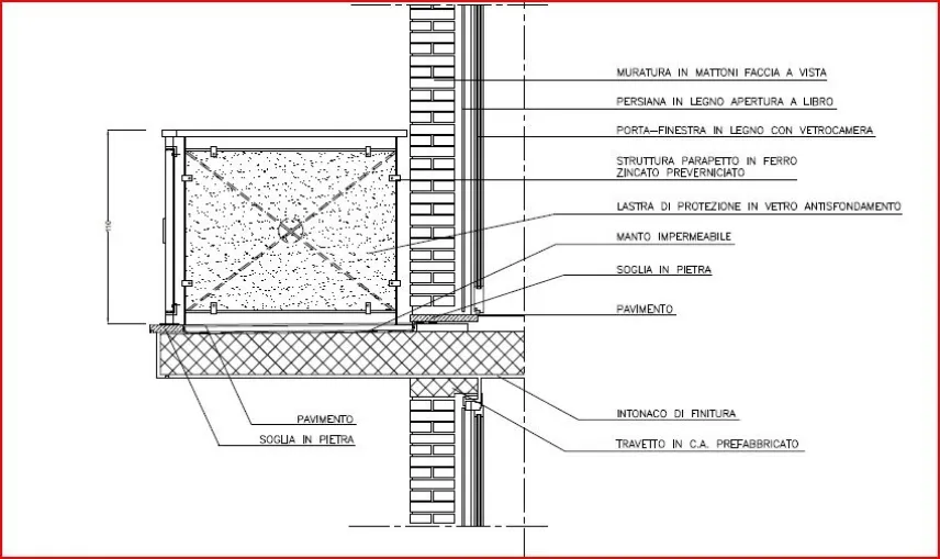 Ponte termico balcone