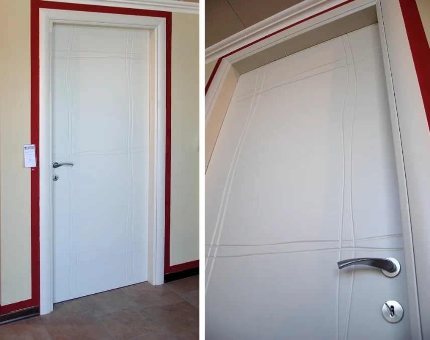 porta in pvc in legno